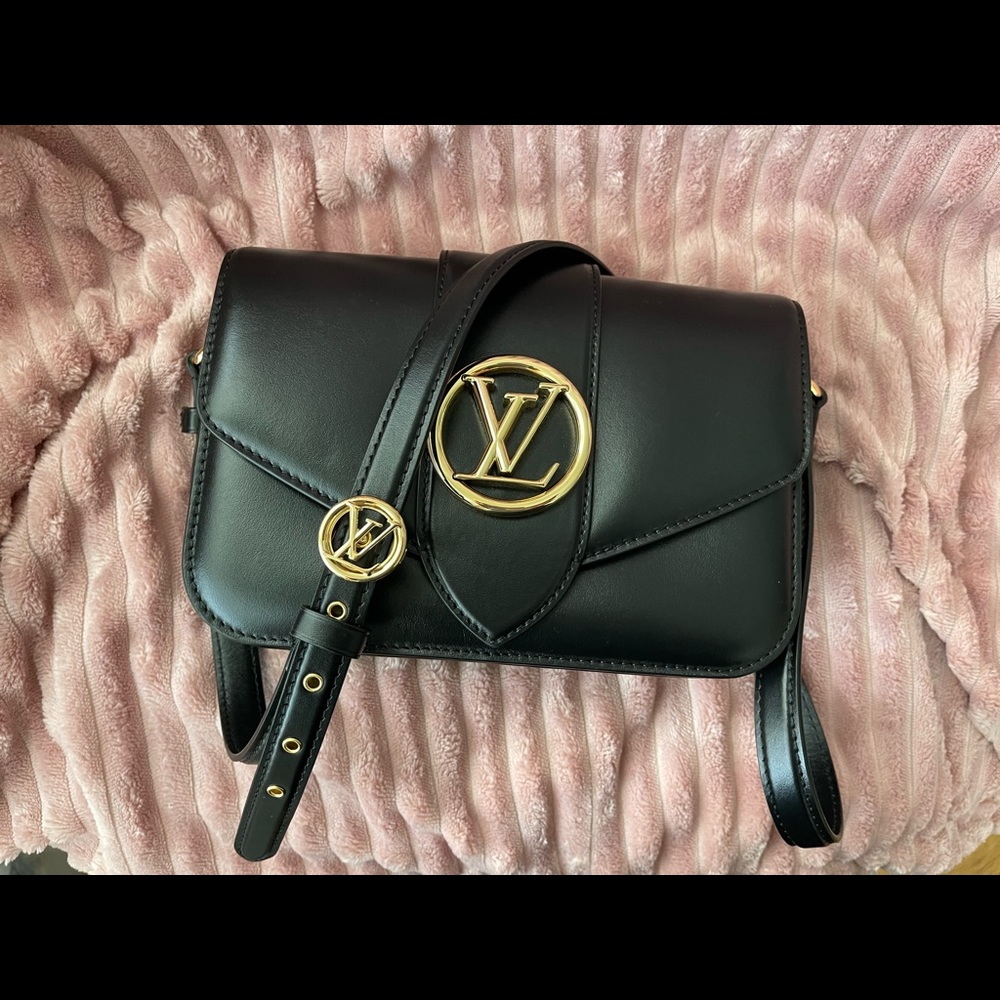 Louis Vuitton LV Pont 9 crossbody leather handbag black - Picture 3 of 10